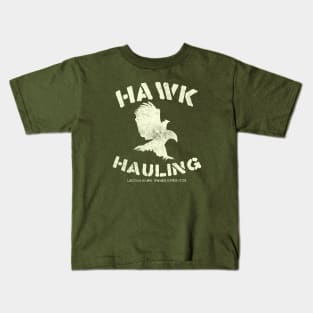 Hawk Hauling, distressed from OVER THE TOP Kids T-Shirt